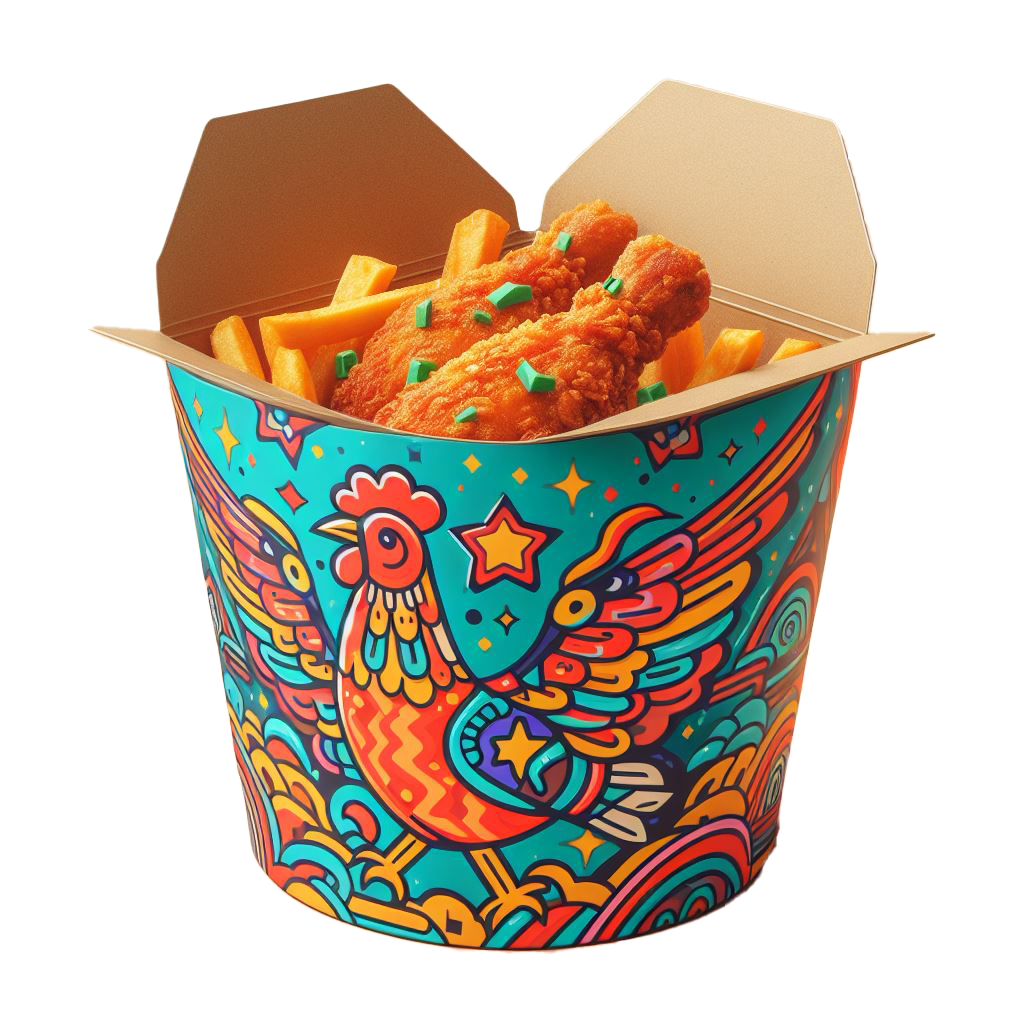 CUSTOM TAKEOUT BUCKETS