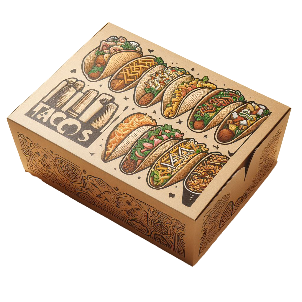 CUSTOM TACO / NACHO BOXES – PAK ONE