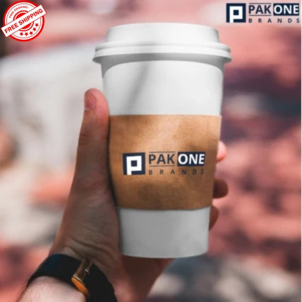 CUSTOM COFFEE CUP SLEEVES - 2500/CASE