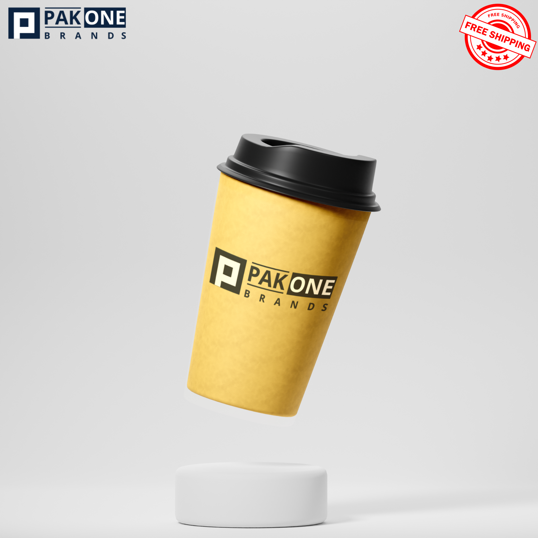 CUSTOM COFFEE CUP 1-4 COLORS 1000/CASE