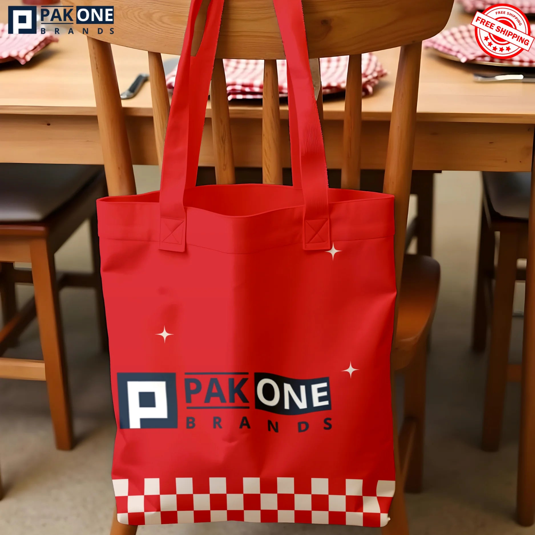 CUSTOM CANVAS CATERING BAGS - 100/CASE