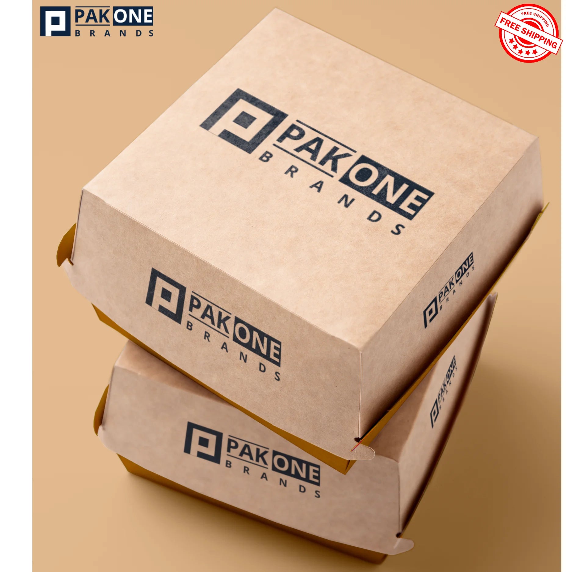 CUSTOM BURGER BOXES - 600/CASE
