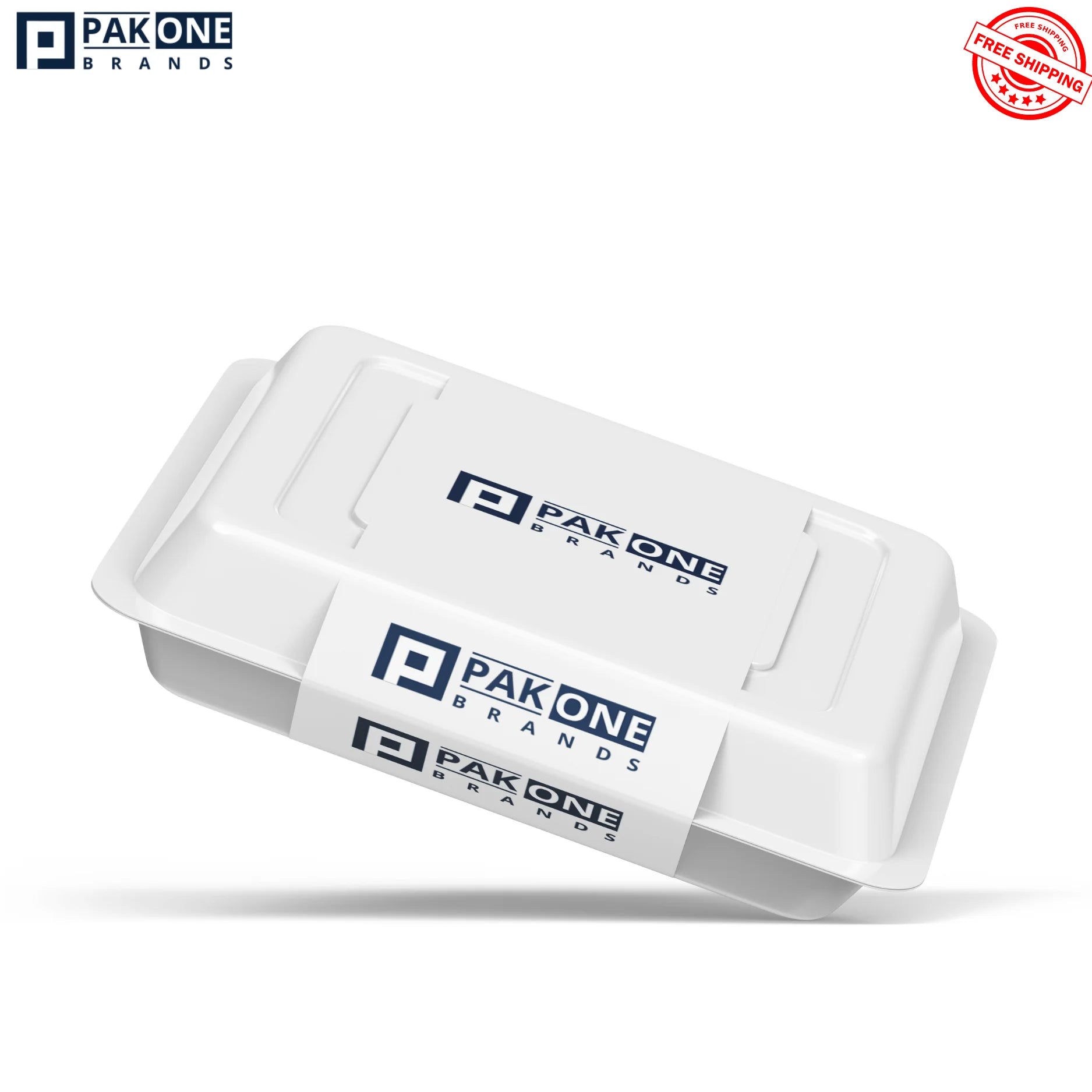 CUSTOM HINGED TAKEOUT CONTAINERS - 500/CASE