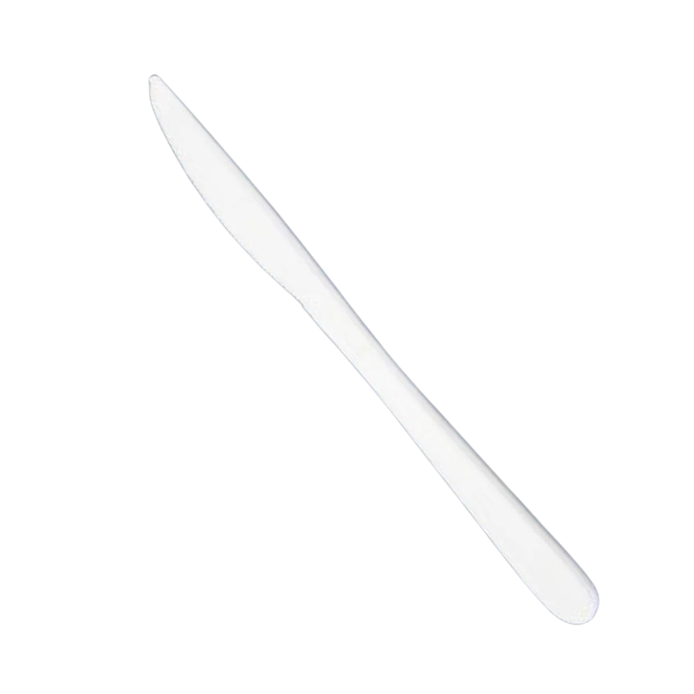 FULL SIZE HEAVY KNIFE WHITE  PLASTIC POLYPROPYLENE 1000 CT