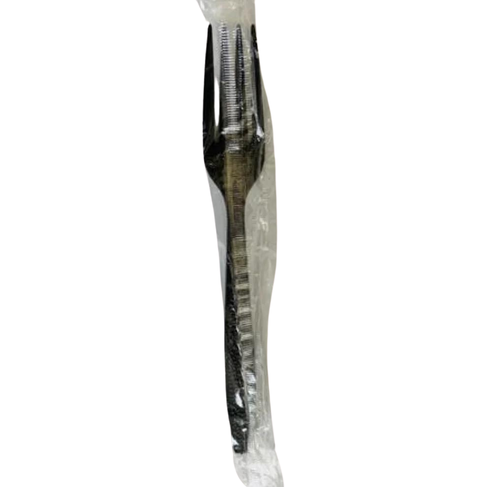 FULL SIZE HEAVY PS BLACK INDIVIDUALLY WRAPPED FORKS 1000 CT