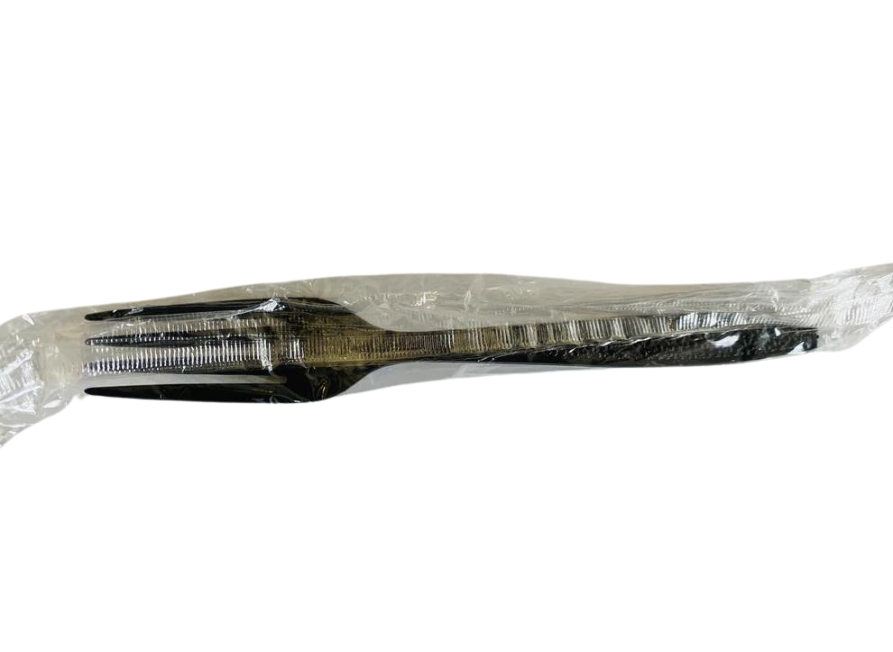 Individually Wrapped Forks FULL SIZE HEAVY PS BLACK INDIVIDUALLY WRAPPED FORKS 1000 CT – PAK ONE
