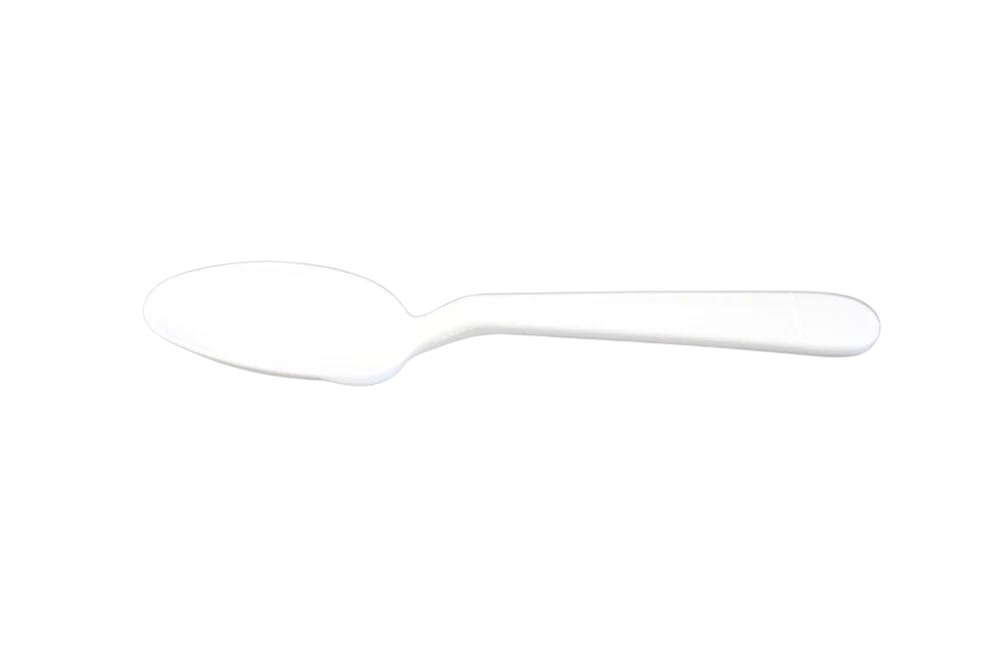 FULL SIZE HEAVY SPOON WHITE PLASTIC POLYPROPYLENE 1000 CT