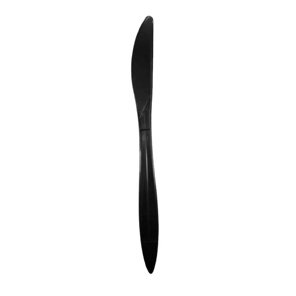 MEDIUM WEIGHT KNIFE BLACK PLASTIC POLYPROPYLENE 1000 CT