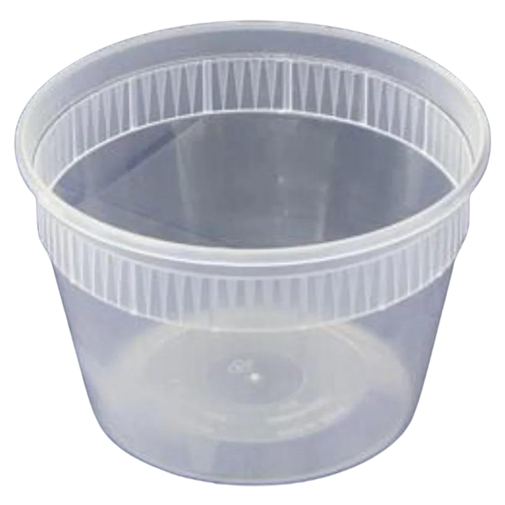 16 OZ DELI CONTAINERS POLYPROPYLENE 240CT COMBO PACK – PAK ONE