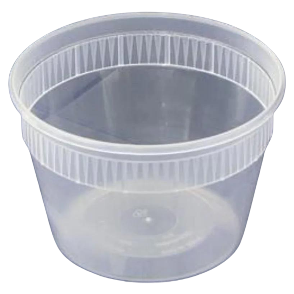 16 OZ DELI CONTAINERS POLYPROPYLENE 240CT COMBO PACK