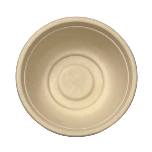 16 OZ ECO BIODEGRADABLE COMPOSTABLE BAMBOO BOWLS - 500 CT