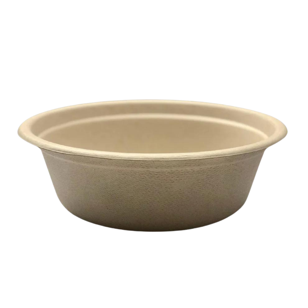 16 OZ ECO BIODEGRADABLE COMPOSTABLE BAMBOO BOWLS - 500 CT