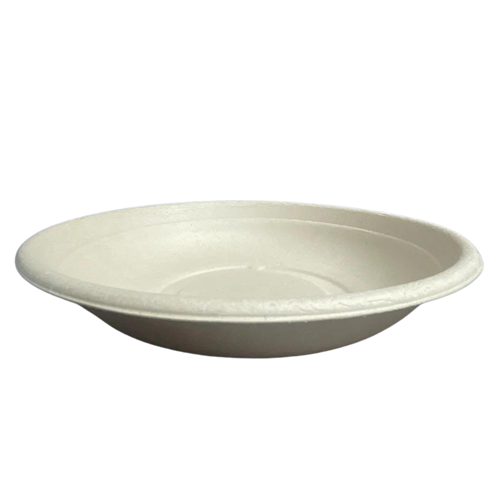 24 OZ ECO BIODEGRADABLE BAMBOO PULP BOWLS - 500CT