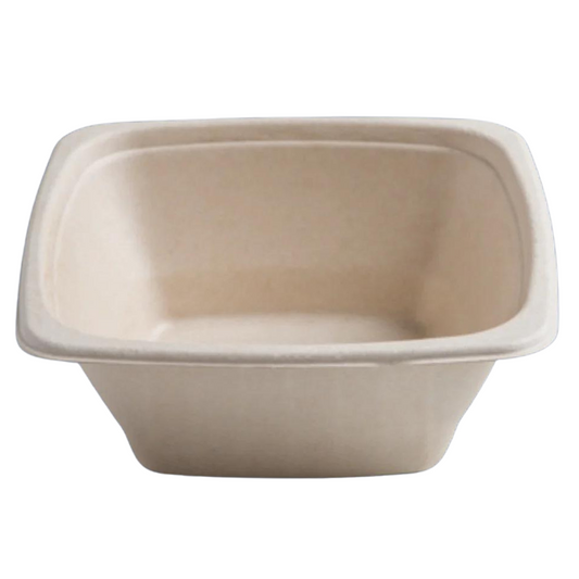 7" 24 OZ. ECO COMPOSTABLE SQUARE BOWL - 300CT