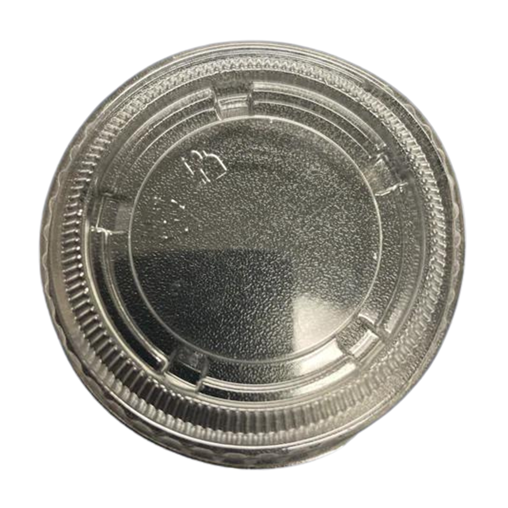 CLEAR PLASTIC SOUFFLE LIDS FOR 3.25-4OZ SOUFFLE CUPS - 2500CT