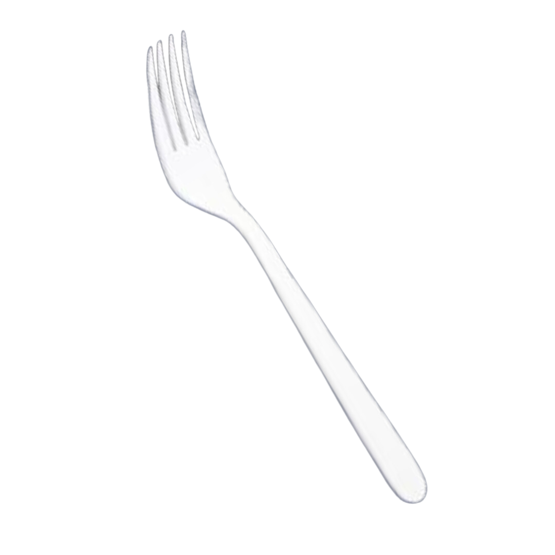 FULL SIZE HEAVY FORKS WHITE PLASTIC POLYPROPYLENE 1000 CT