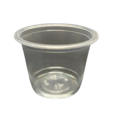 1 OZ CLEAR PLASTIC SOUFFLE CUPS - 2500CT