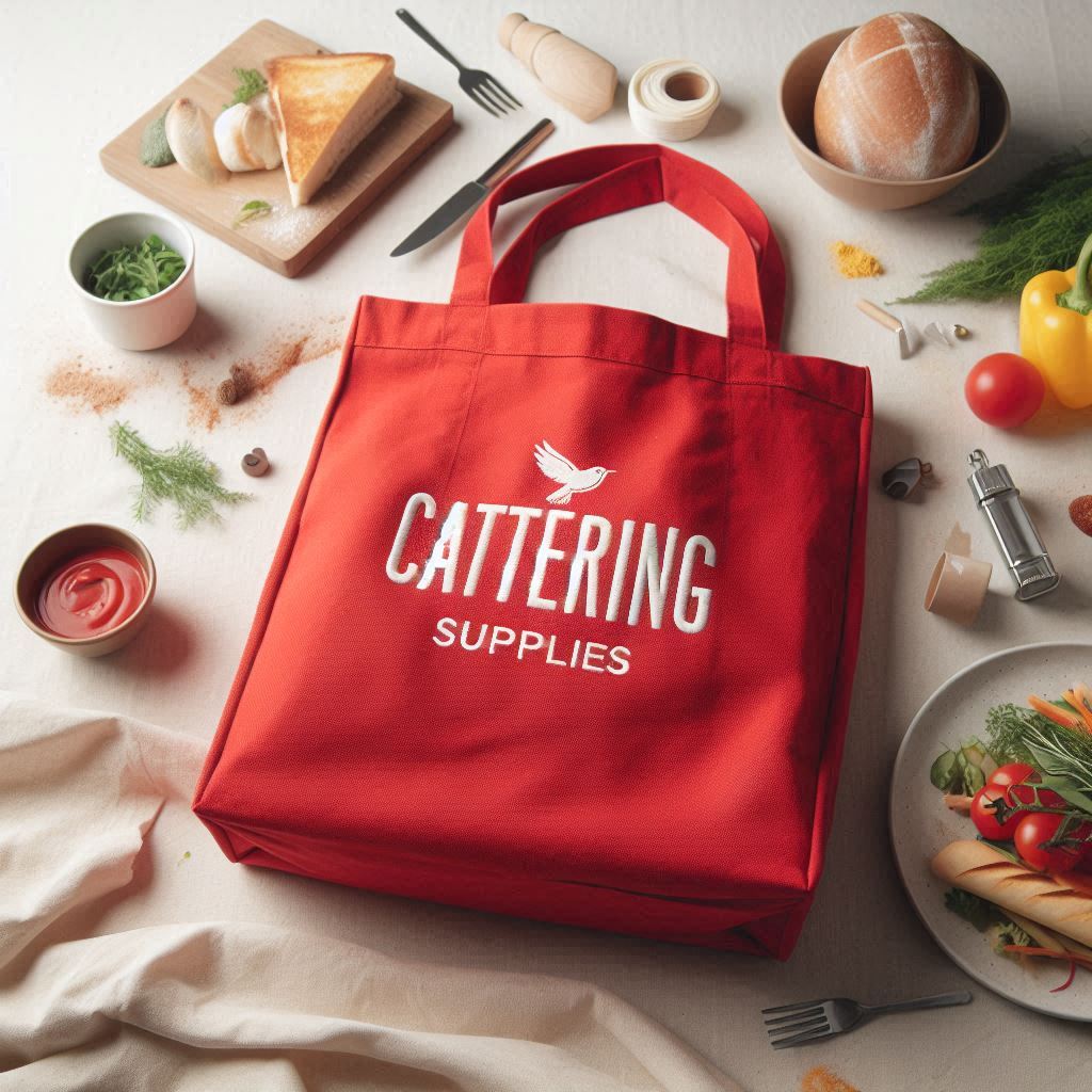 CUSTOM CANVAS CATERING BAGS